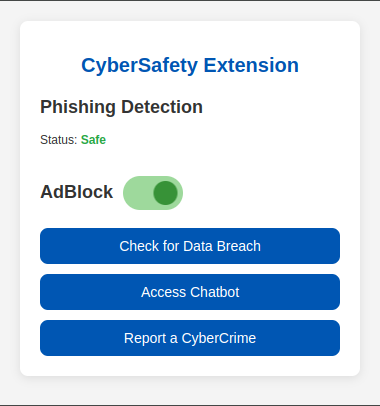 Cybersafe Extension